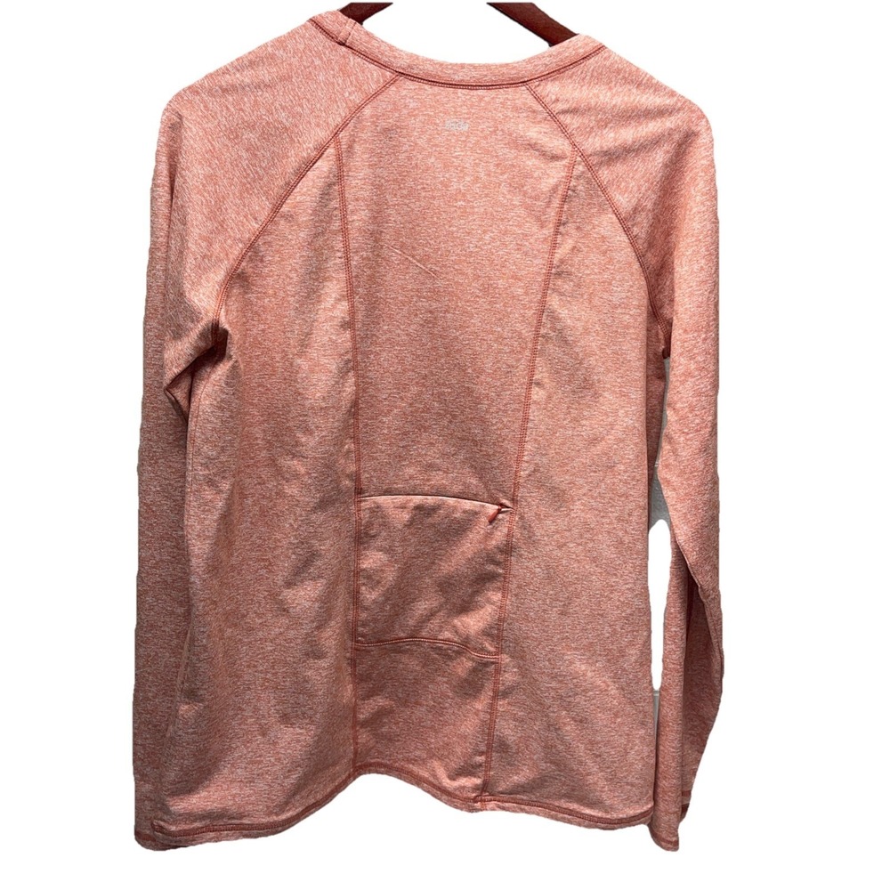 Zuda Z-Ultra Soft Women's Athletic Large Long Sleeve Top zip Back Pocket - Picture 5 of 6